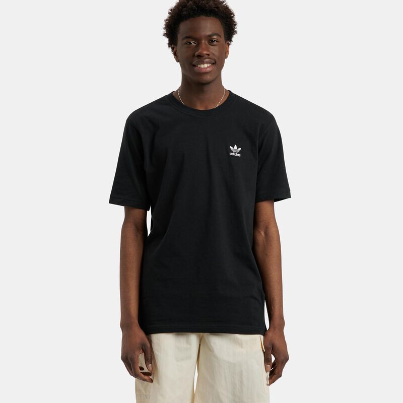 T-shirt adidas Trefoil Essentials, nero/bianco