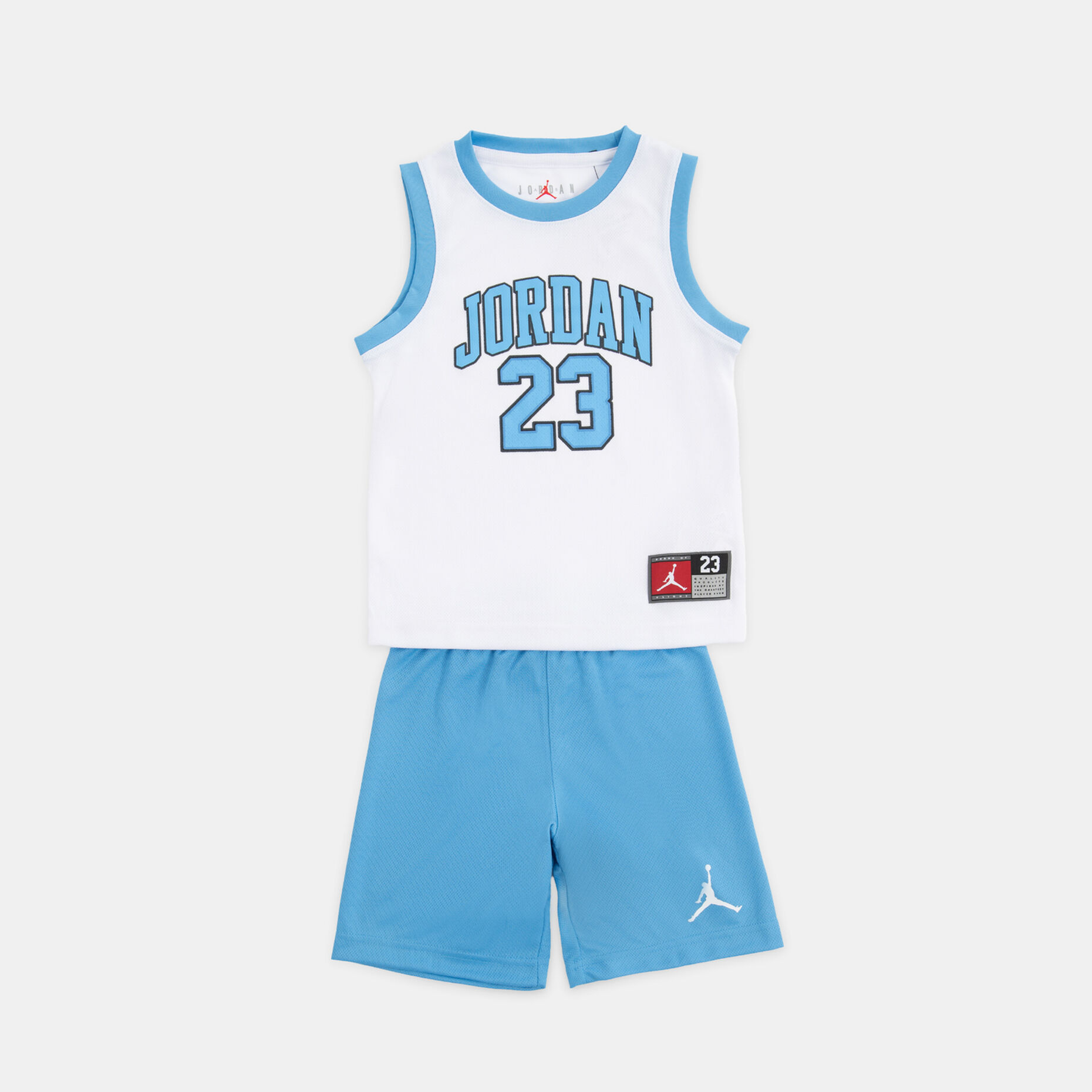 Completo Jordan 23 bambini, azzurro/bianco