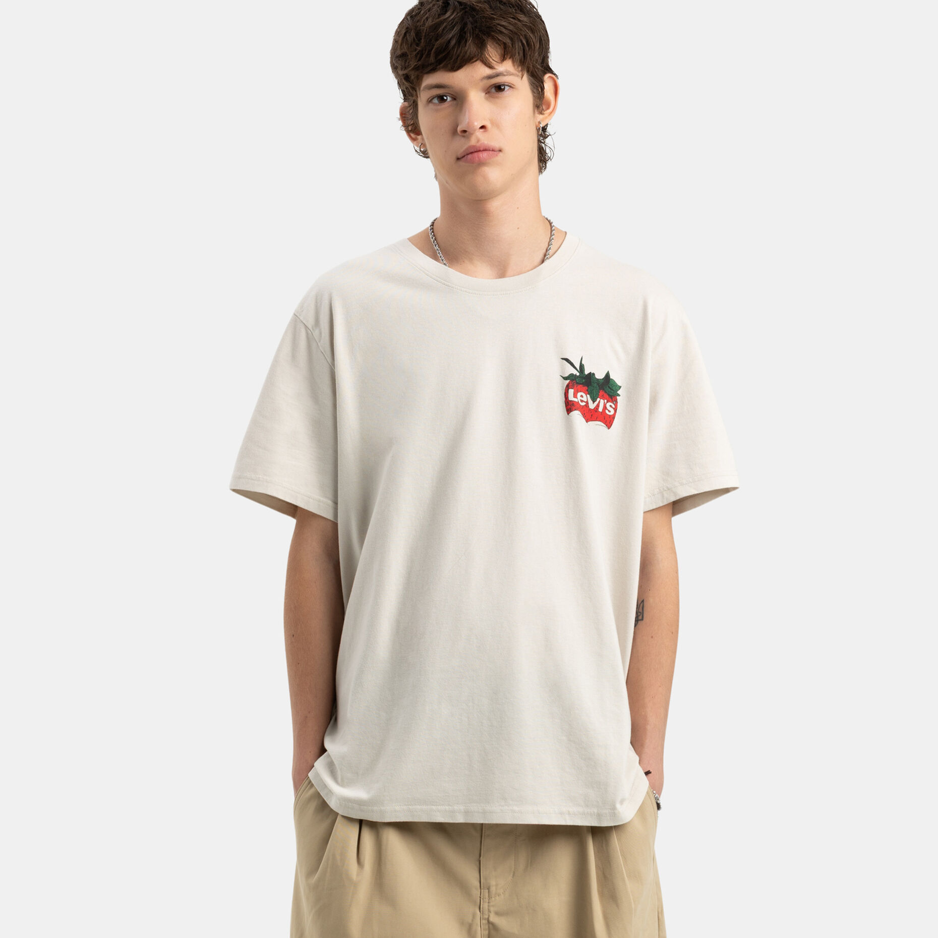T-shirt Levi's Relaxed Graphic Tee, beige/multicolor