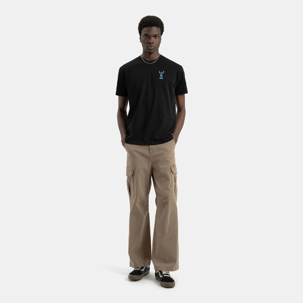 T-shirt Speedy Tee Stitch, nero/blu