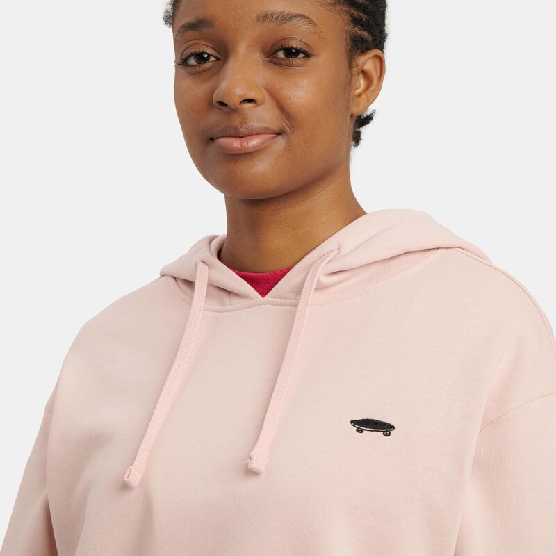 Felpa Vans Salton, rosa/nero