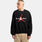 Felpa Jordan Brooklyn Fleece Crew, nero/rosso/bianco
