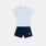 Completo adidas Trefoil Essentials neonati, azzurro/blu