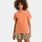 T-Shirt Vans Left Chest Logo, arancione/nero