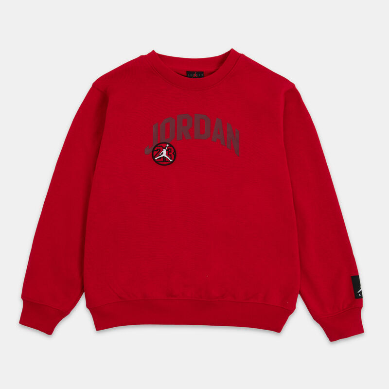 Felpa Jordan MJ Dynasty ragazzi, rosso/nero/bianco