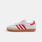adidas Samba OG, bianco/rosso/marrone
