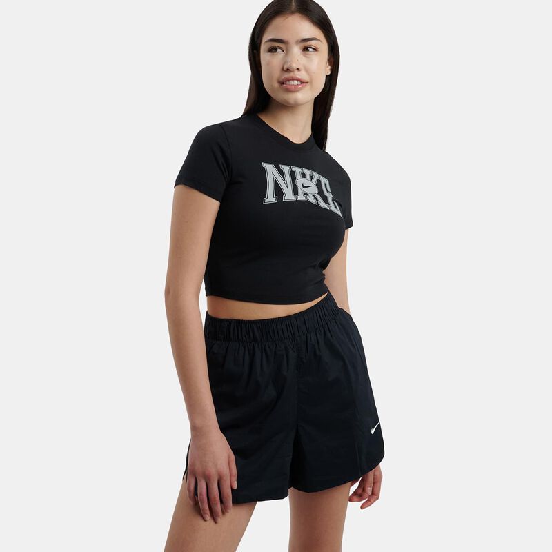 T-shirt Nike Sportswear Street, nero/bianco