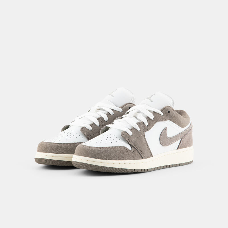 Air Jordan 1 Low Enigma Stone (GS), beige/bianco/grigio