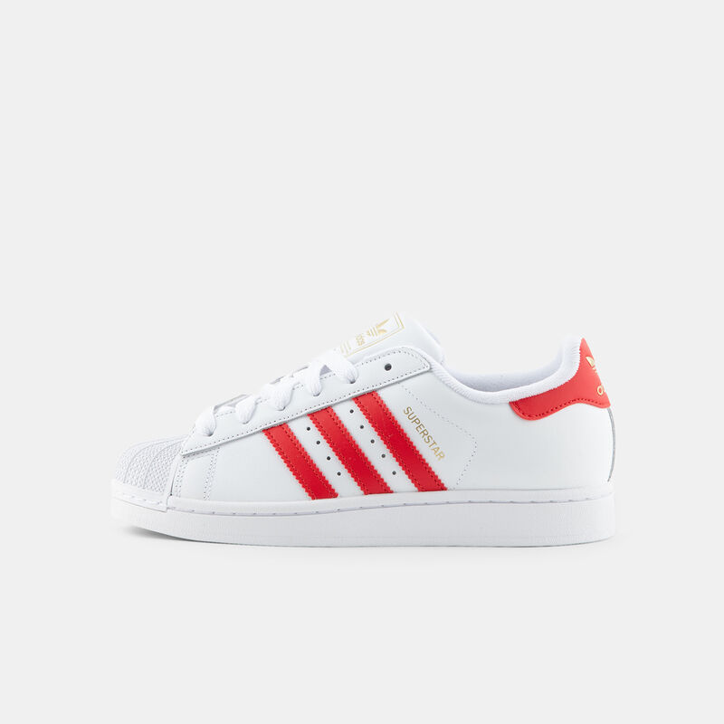 adidas Superstar II, bianco/rosso