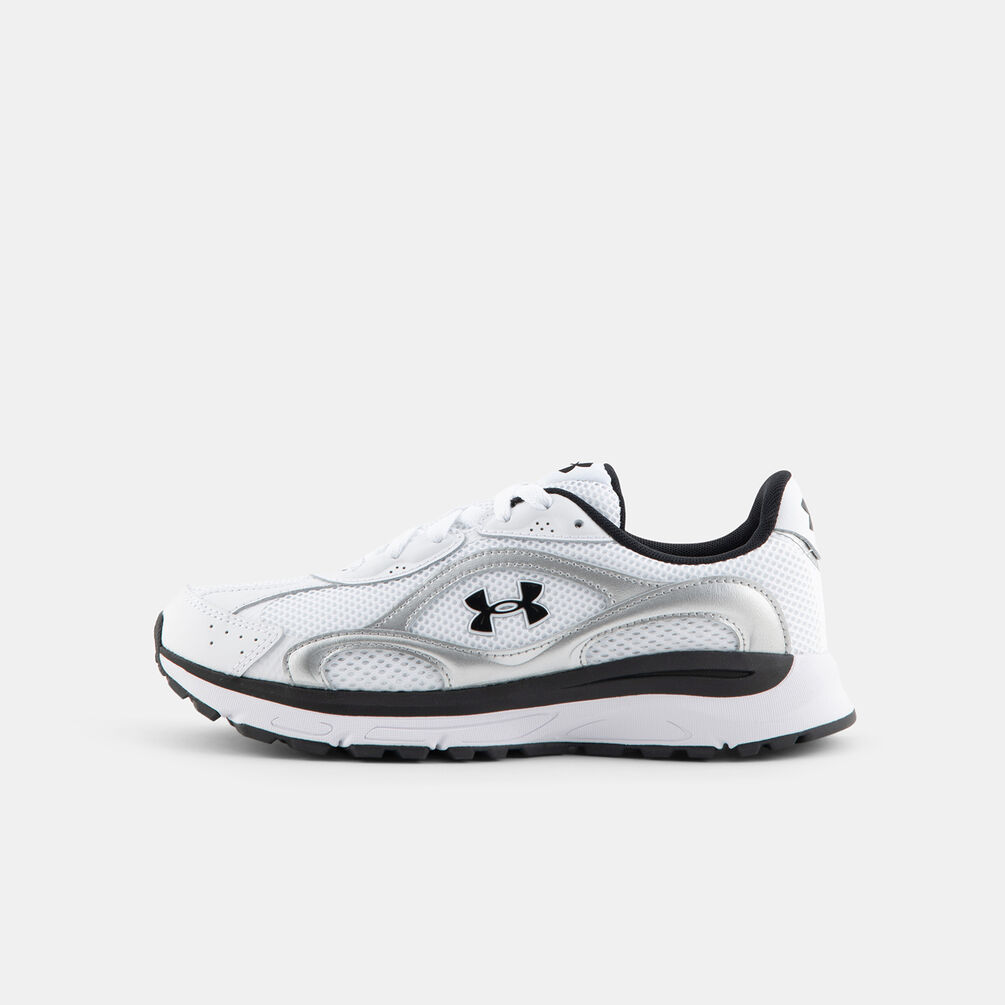 Under Armour Tech Runner, bianco/nero/argento