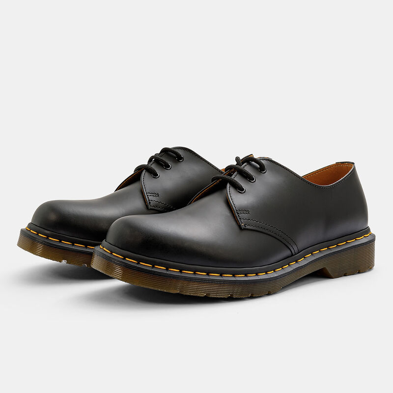 Dr. Martens 1461, nero/giallo