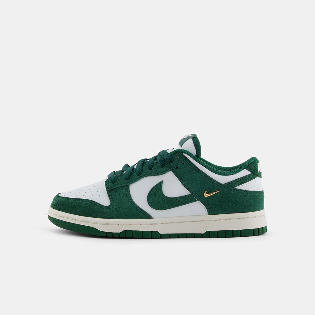 Nike Dunk Low Gorge Green Gold Mini Swoosh (W), verde/bianco/oro