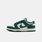 Nike Dunk Low Gorge Green Gold Mini Swoosh (W), verde/bianco/oro