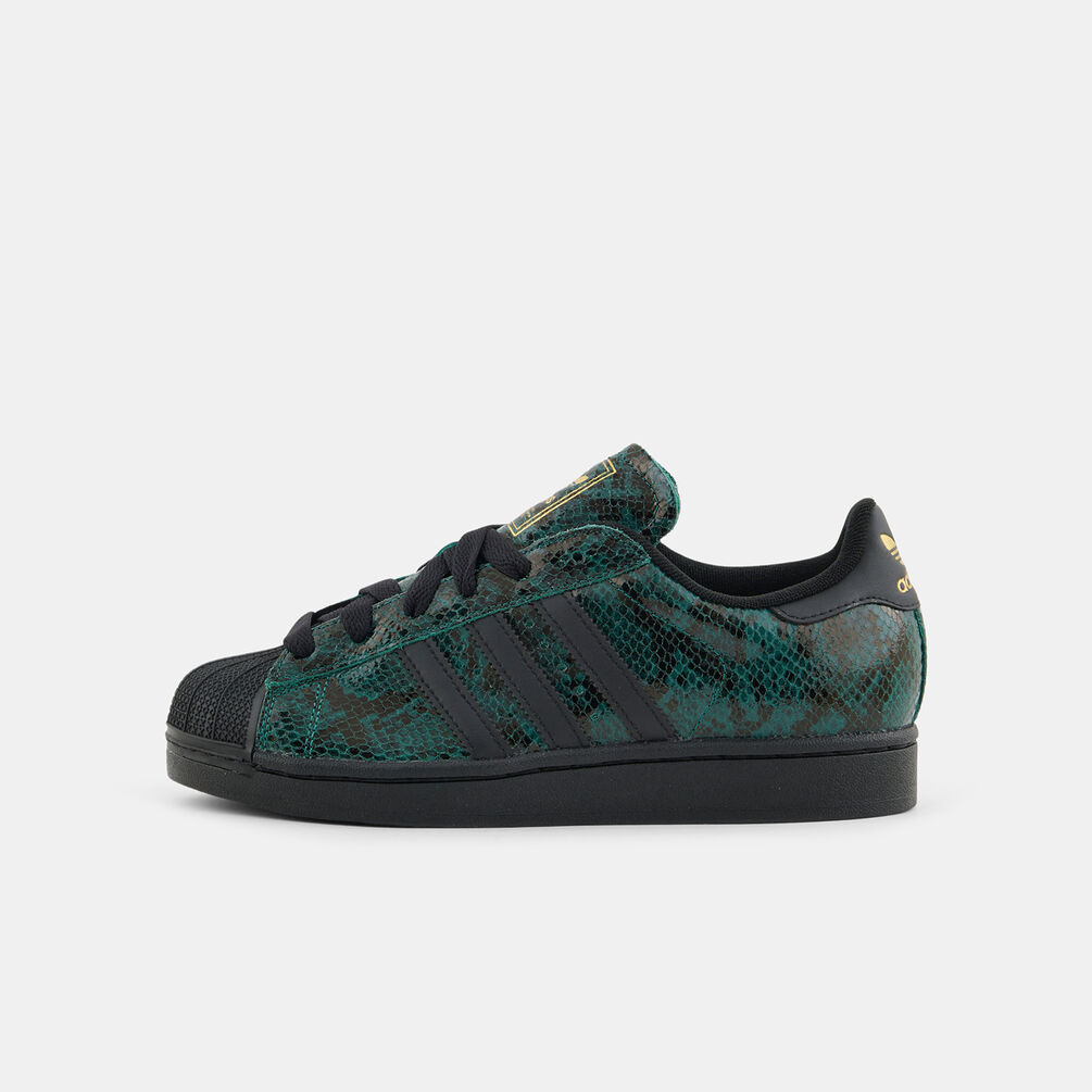 adidas Superstar II, verde/nero/oro