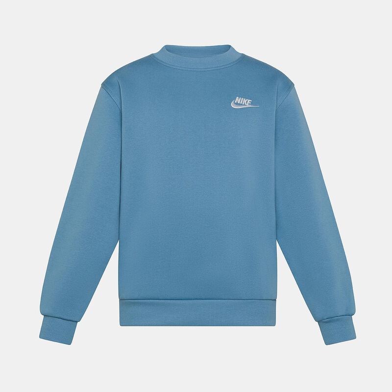 Felpa Nike Sportswear Club ragazzi, celeste/bianco