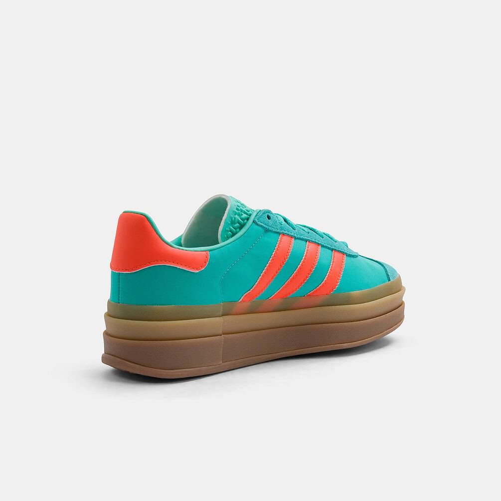 adidas Gazelle Bold, celeste/arancione/marrone