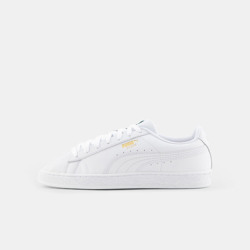 Puma Suede Leather, bianco/oro