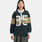 Polo a maniche lunghe Nike Sportswear Street, verde/marrone/bianco