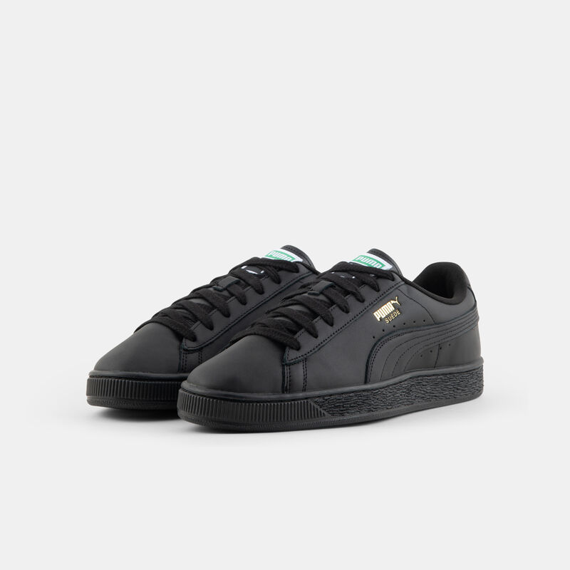 Puma Suede Leather, nero/oro