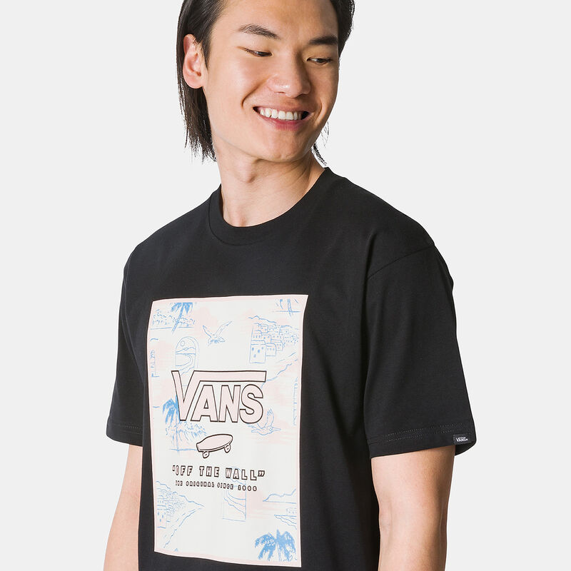 T-shirt Vans Classic Print Box, nero/multicolor