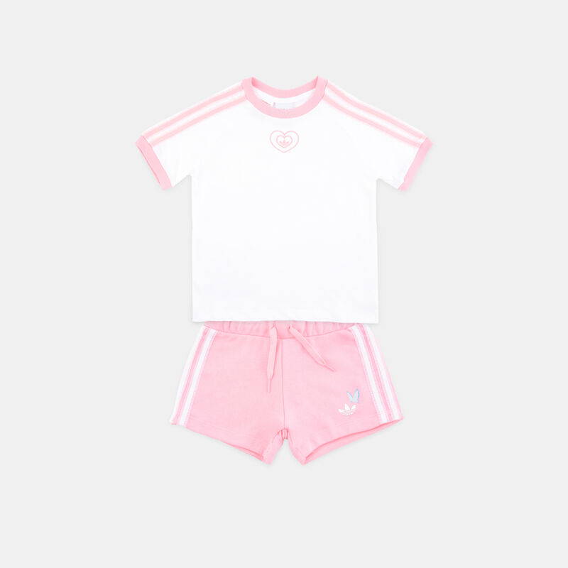 Completo adidas Disney Alice In Wonderland bambini, rosa/bianco