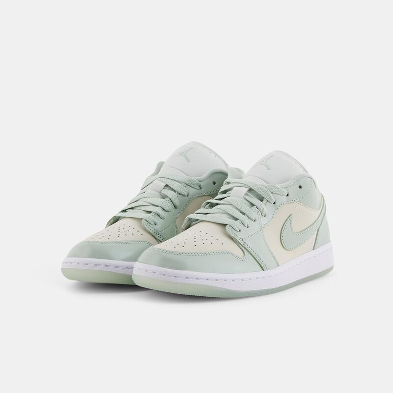 Air Jordan 1 Low Sail Seafoam, verde/beige