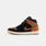 Air Jordan 1 Mid Black Flax, nero/marrone