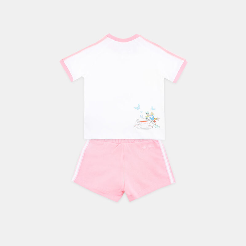 Completo adidas Disney Alice In Wonderland bambini, rosa/bianco