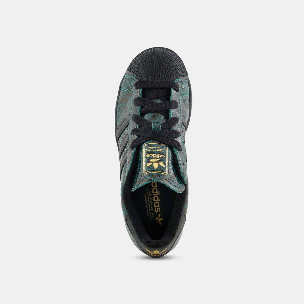 adidas Superstar II, verde/nero/oro