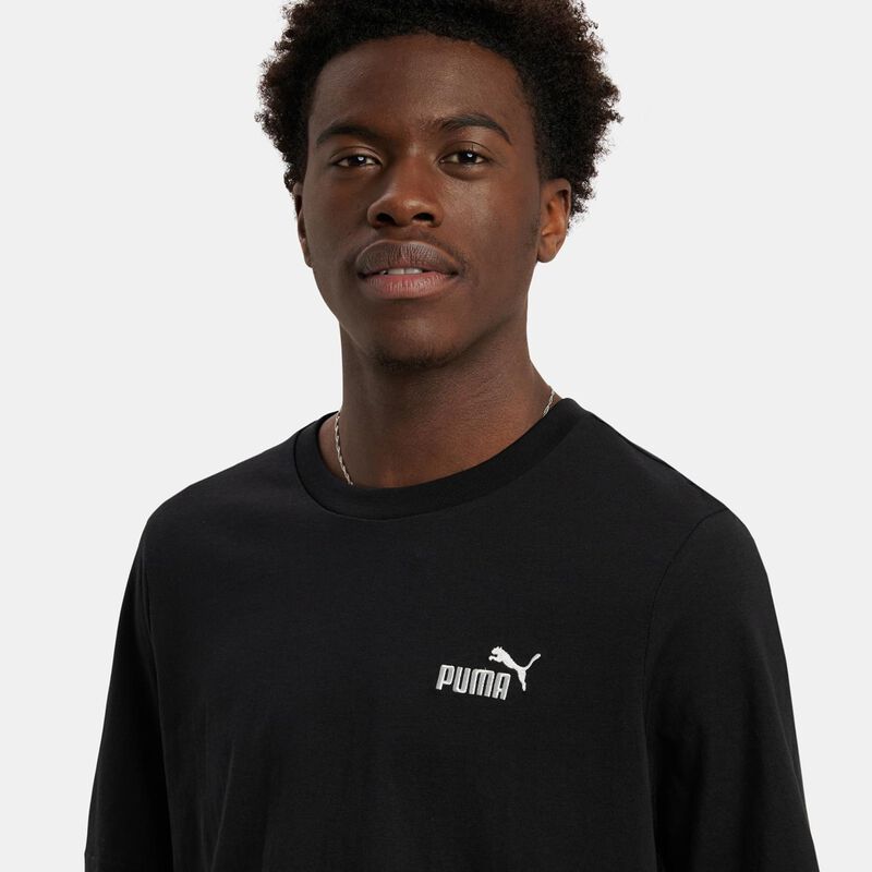 T-shirt Puma Ess Small, nero/bianco