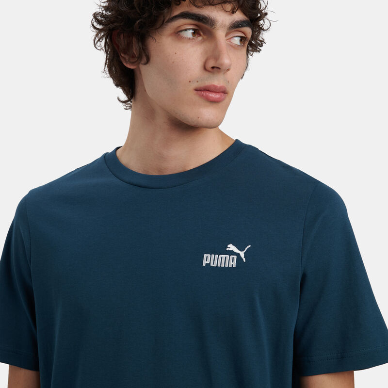 T-shirt Puma Ess Small No. 1 Logo, verde/bianco