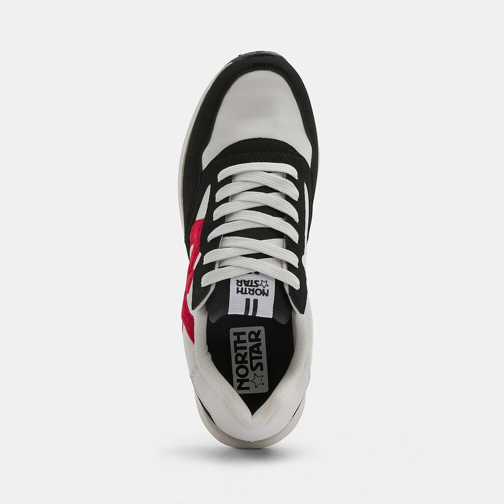 North Star Retro Stellar, bianco/nero/rosso
