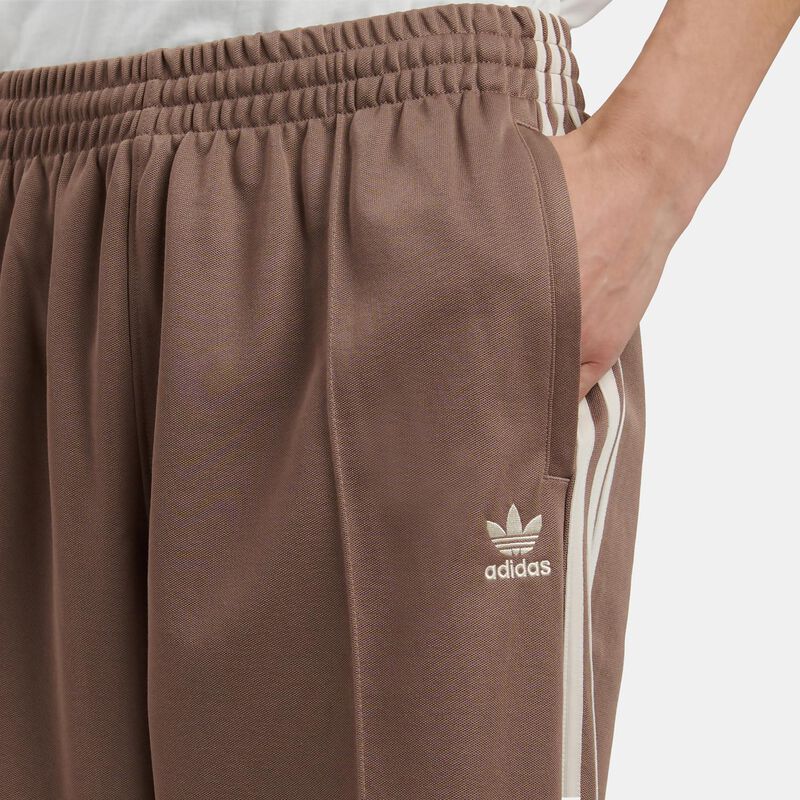 Pantaloni adidas Track adicolor Baggy Fit Firebird, marrone/beige