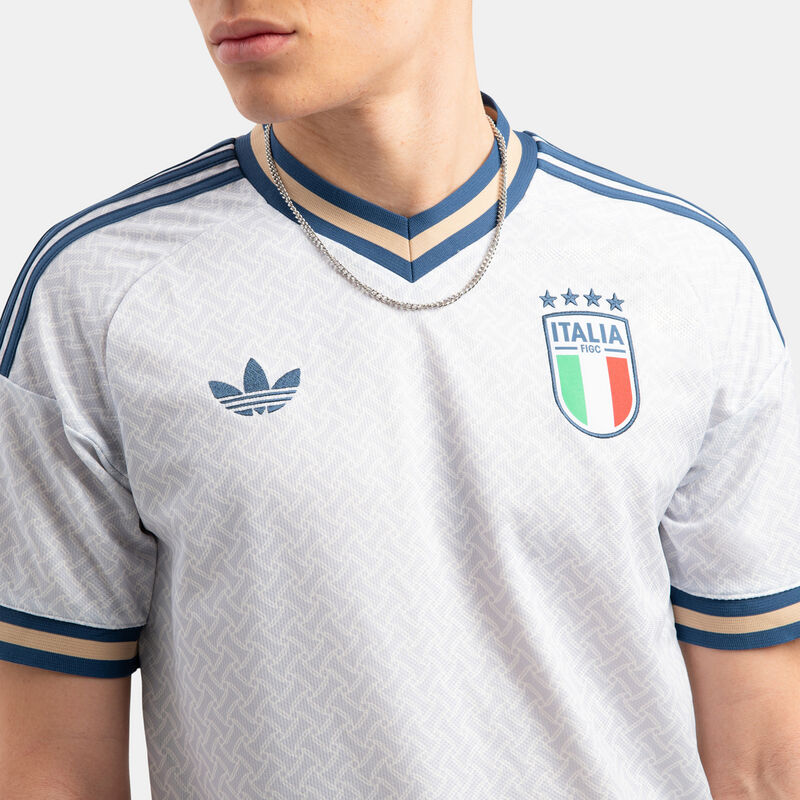 T-shirt adidas Italy 26 Away, grigio/bianco/blu