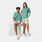 T-shirt Speedy Tee AW LAB, celeste/verde/bianco