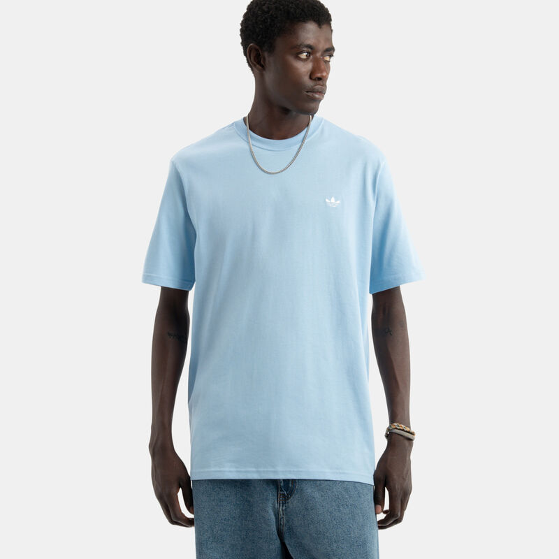 T-shirt adidas Trefoil Essentials, azzurro/bianco