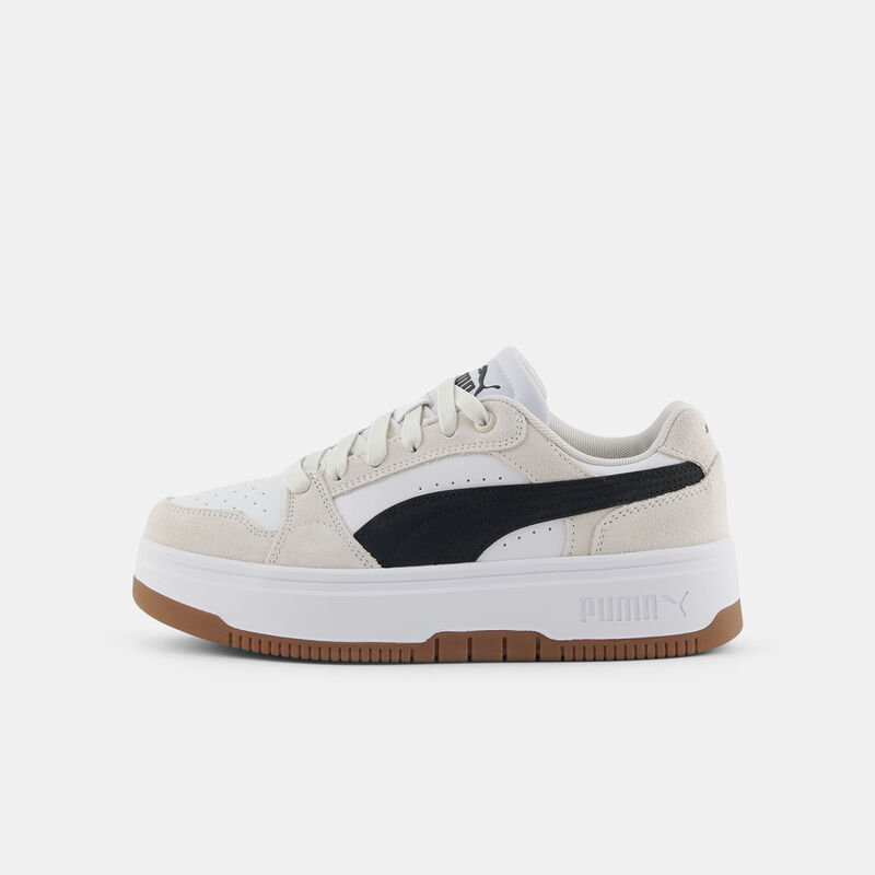Puma Rebound Femme Low, beige/bianco/nero