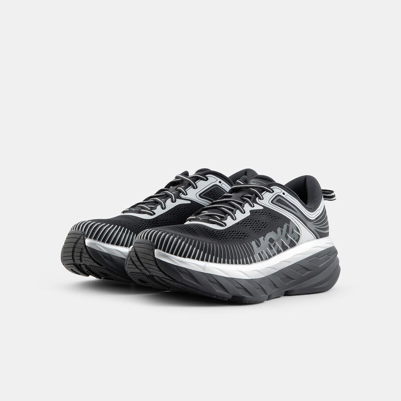 Hoka Bondi 7, nero/argento