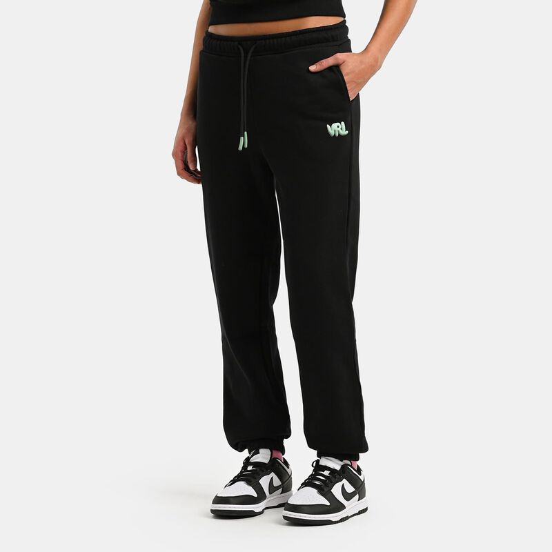 Pantaloni VRL Cute, nero/verde