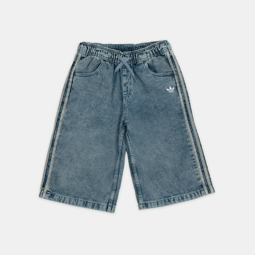 Jorts adidas Firebird adicolor Denim ragazzi, azzurro