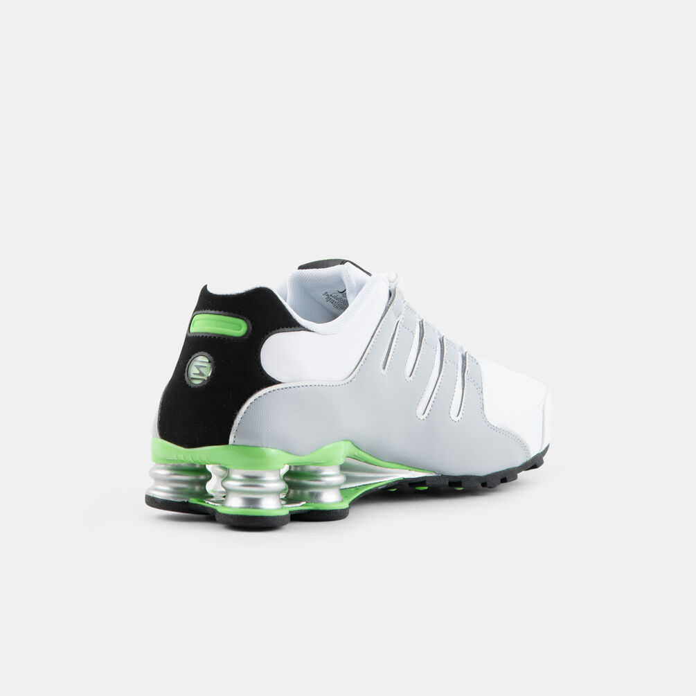 Nike Shox NZ, bianco/argento/verde