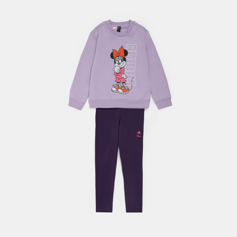 Completo adidas Disney Minni Mouse Jogger bambini, viola/multicolor