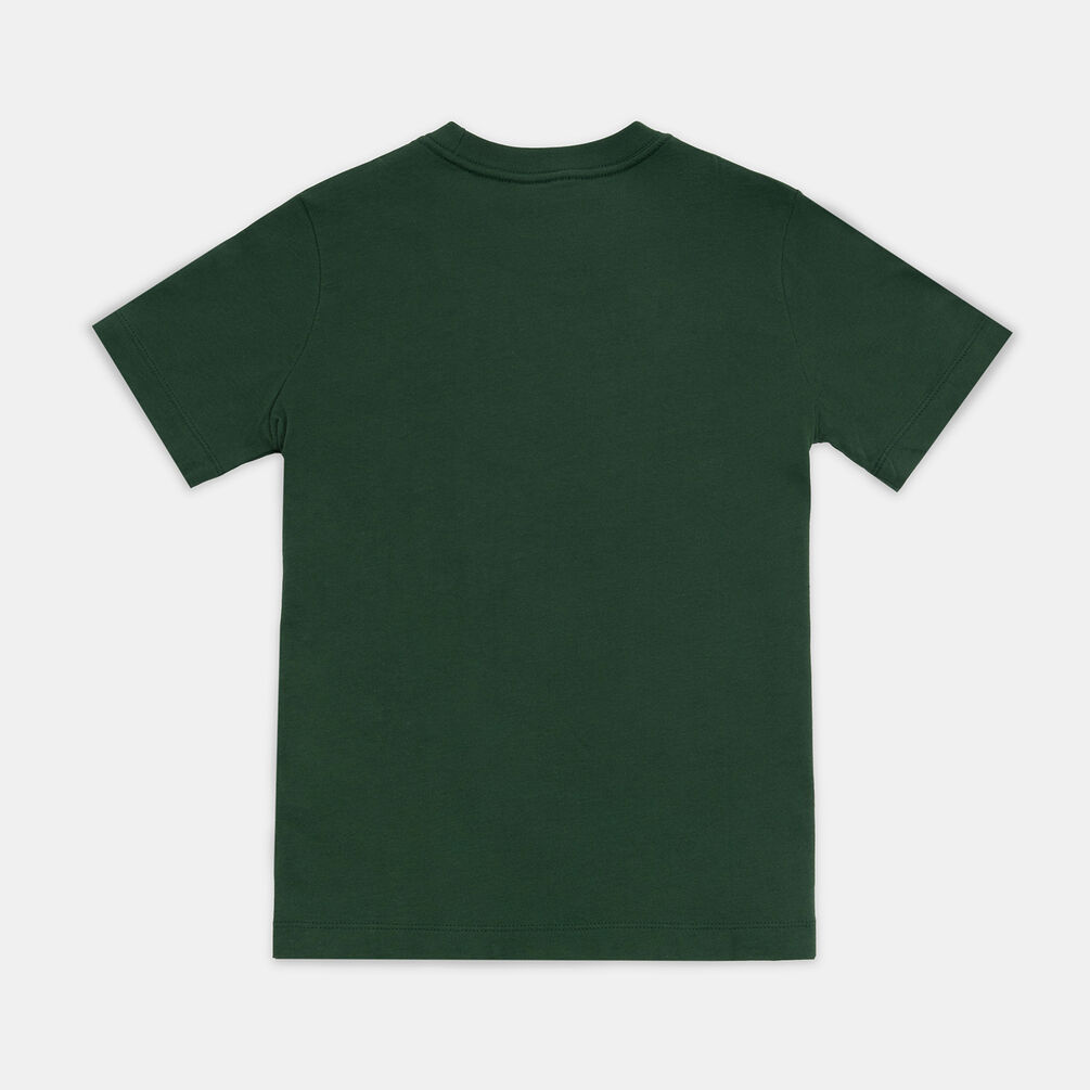 T-shirt Nike Sportswear Rules ragazzi, verde/beige