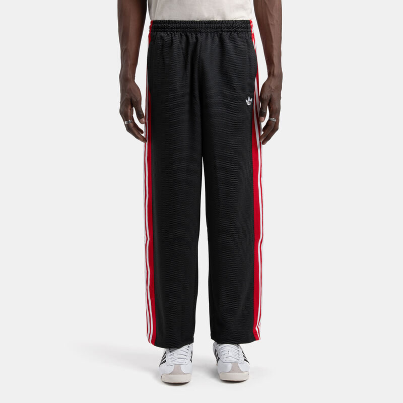Pantaloni adidas Mesh Loose, nero/rosso/bianco