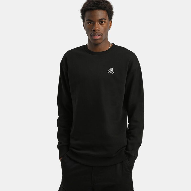 Felpa Speedy Fleece AW LAB, nero/bianco