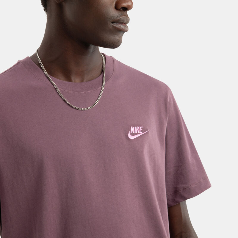 T-shirt Nike Sportswear Club, marrone/rosa