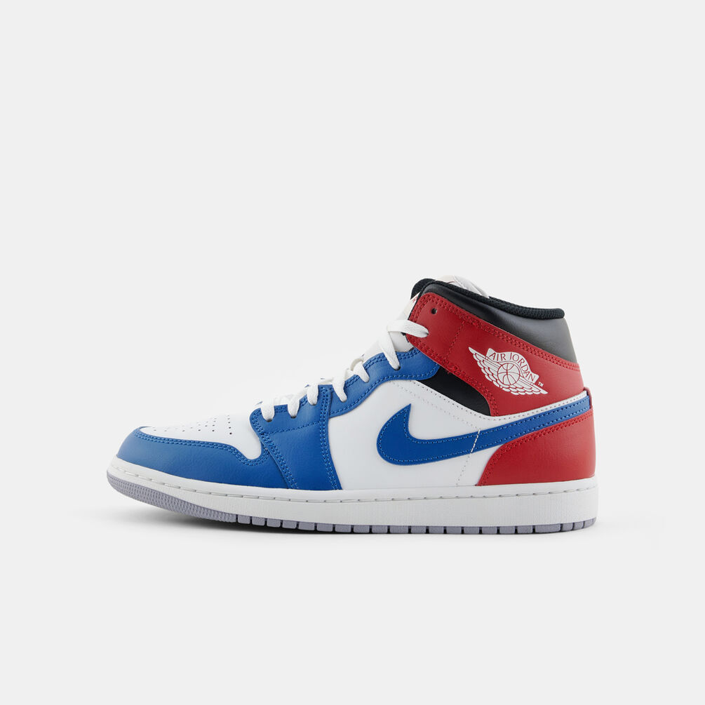 Air Jordan 1 Mid Team USA, bianco/rosso/blu