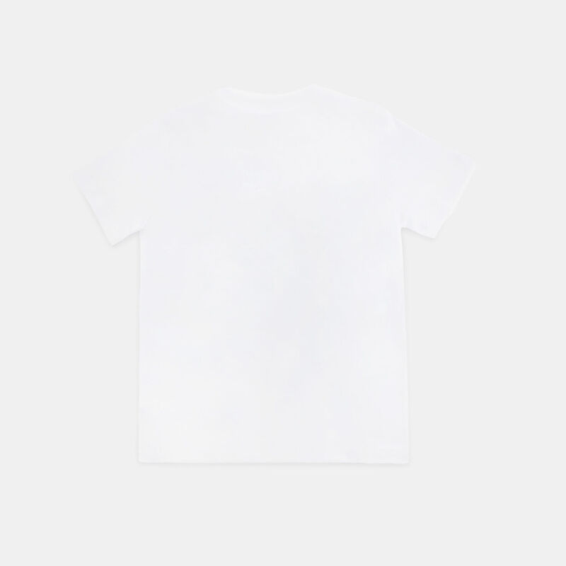 T-shirt Nike Sportswear Boxy ragazzi, bianco/multicolor