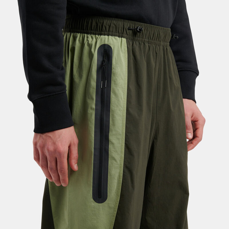 Pantaloni Nike Tech Woven Color-Block Oversized, verde