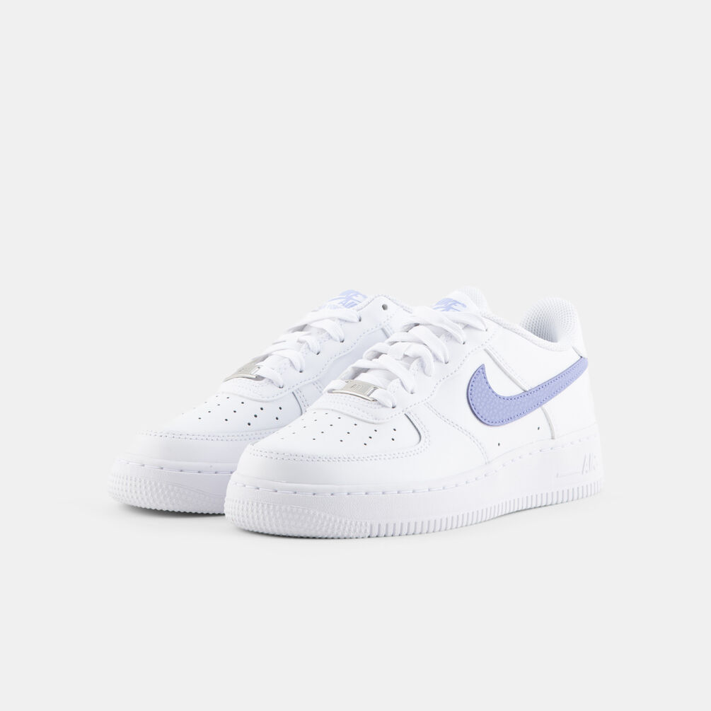 Nike Air Force 1 (GS), bianco/lilla